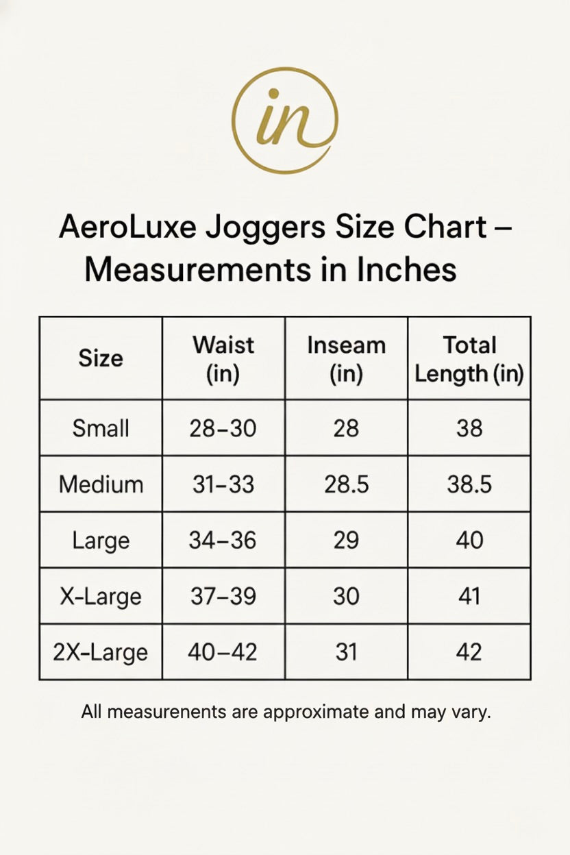 AeroLuxe Joggers (Black)