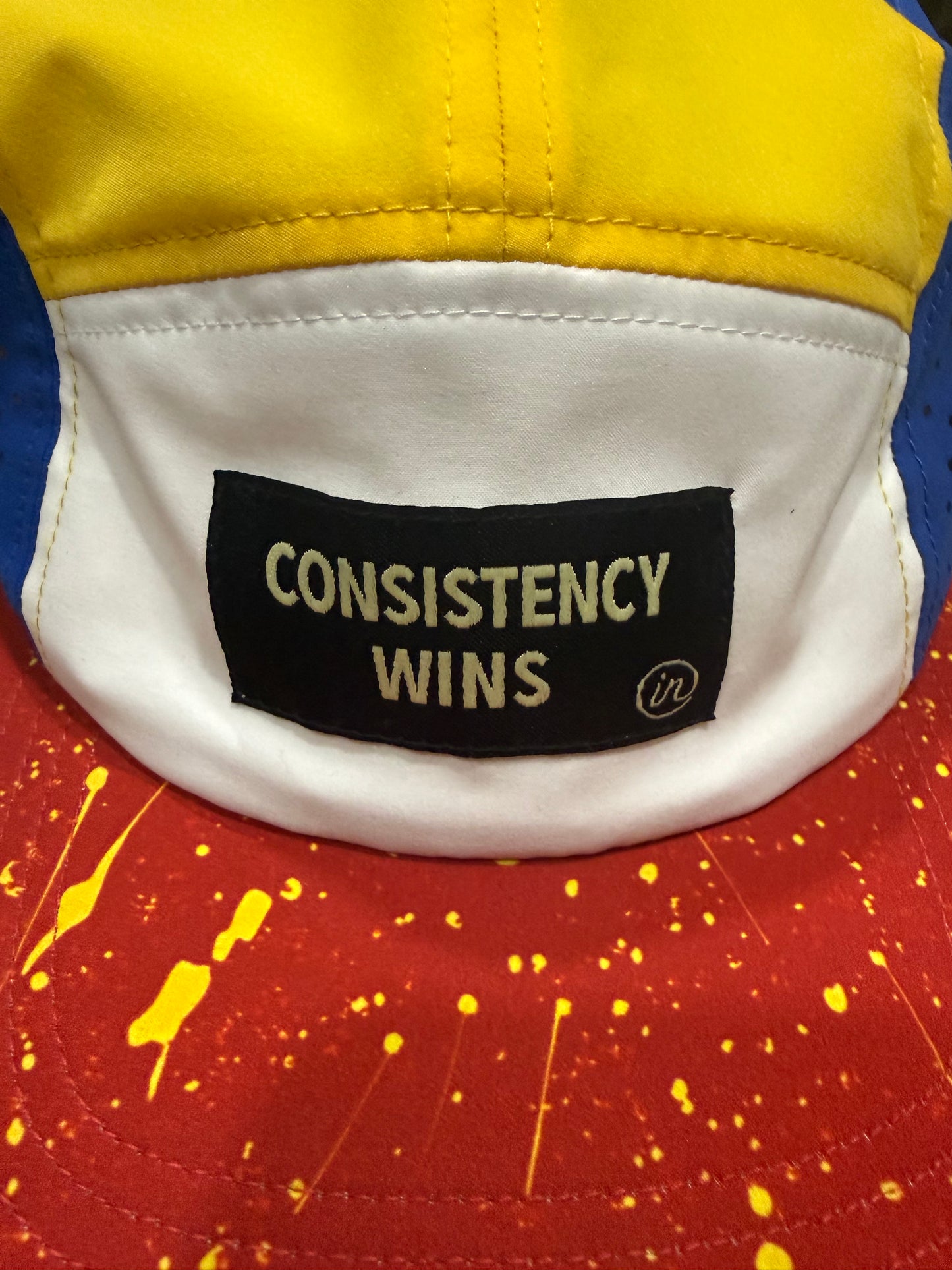 “Consistency Wins” Running Cap