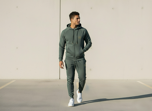 Full Zip Hoodie Set (Fog)