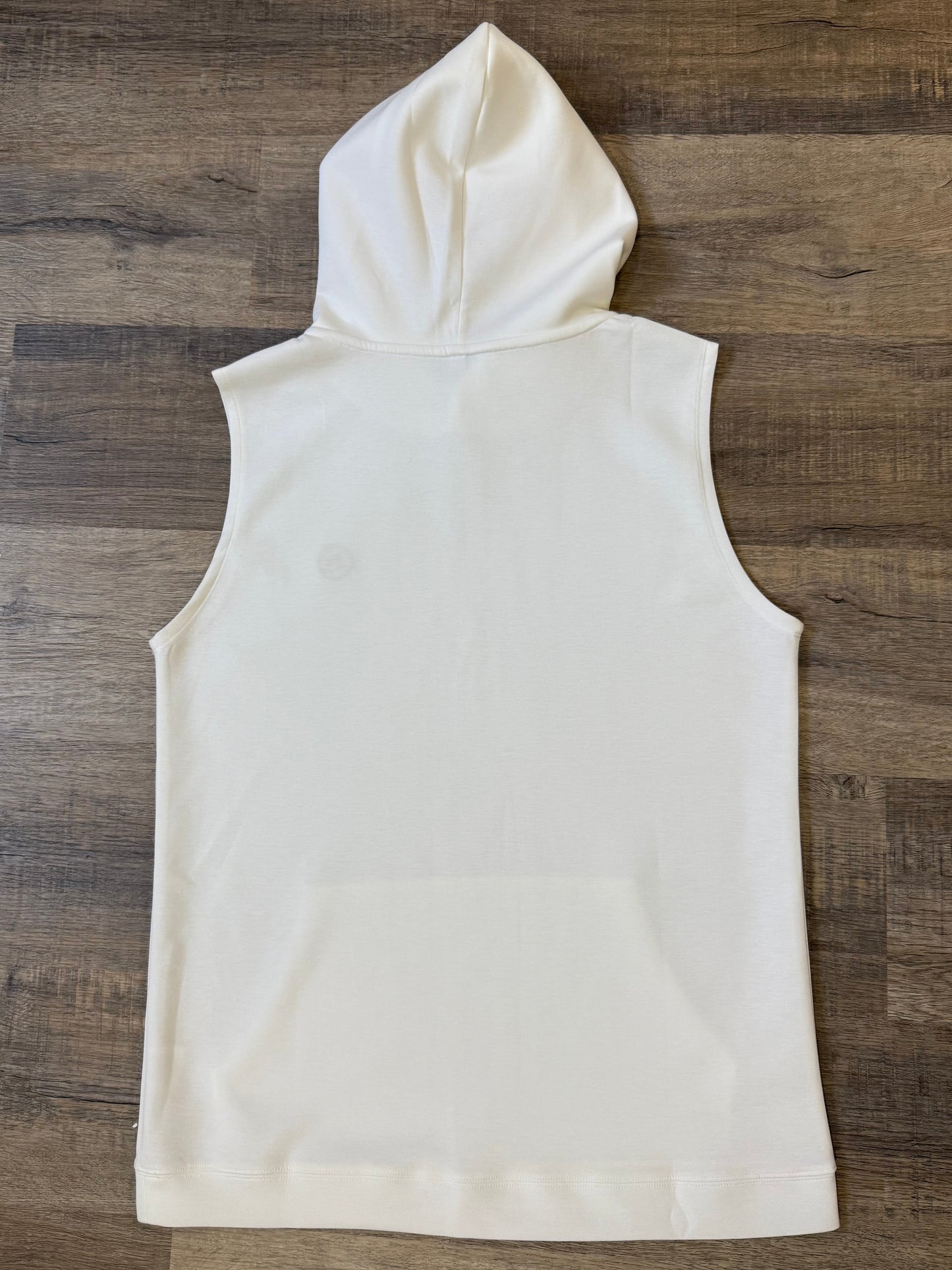 IN Sleeveless Hoodie (Off White)