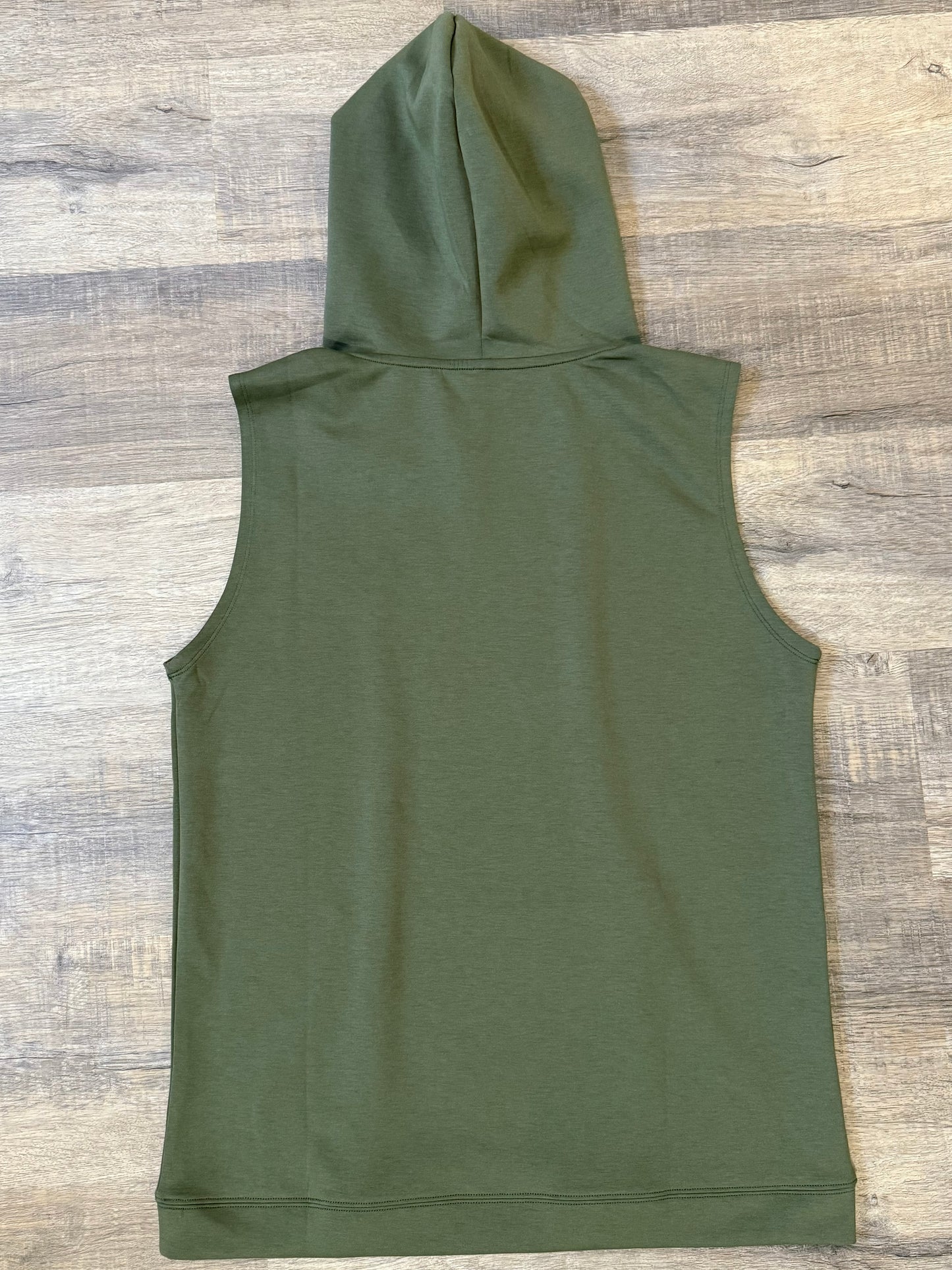 IN Sleeveless Hoodie (Olive)
