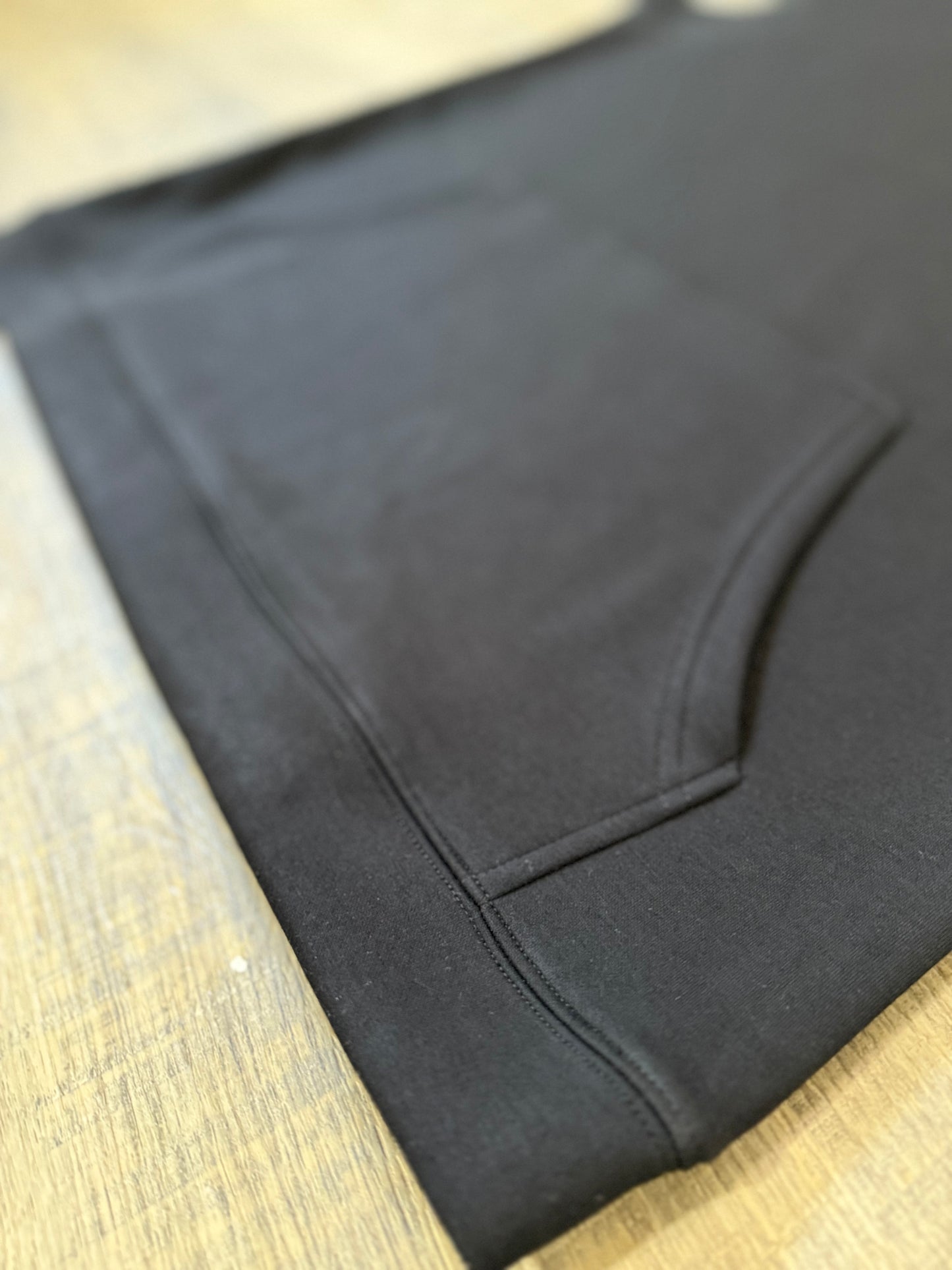 IN Sleeveless Hoodie (Black)