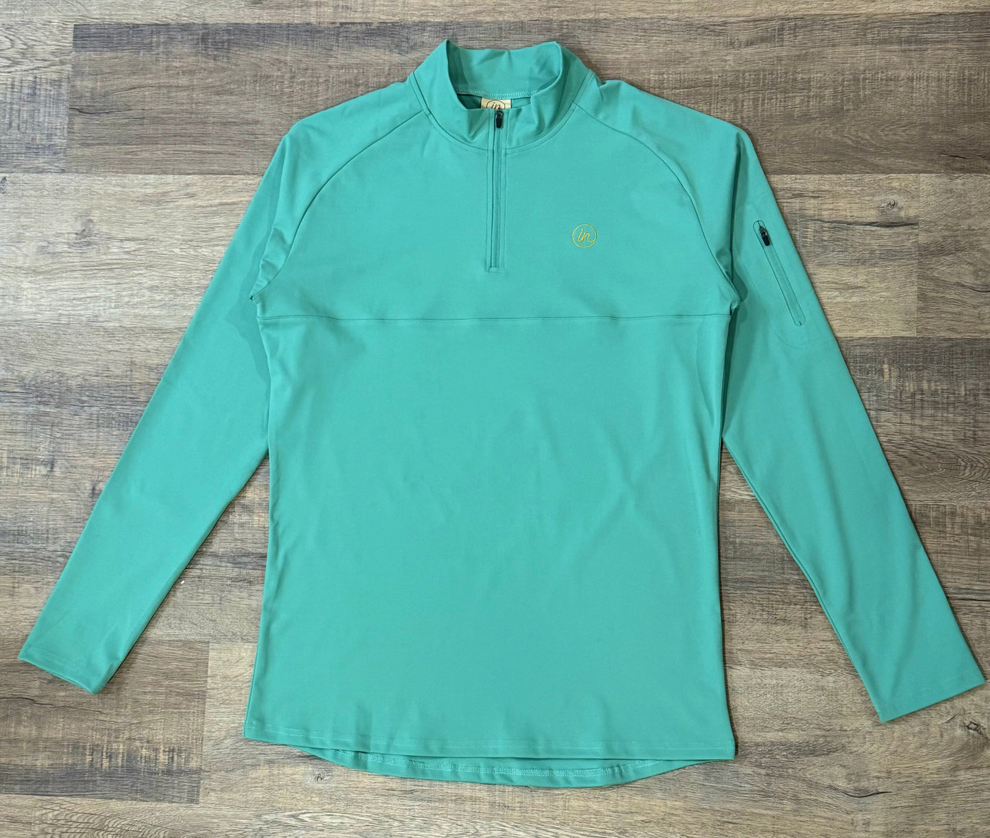 IN Speedster Quarter Zip (Sea Foam)
