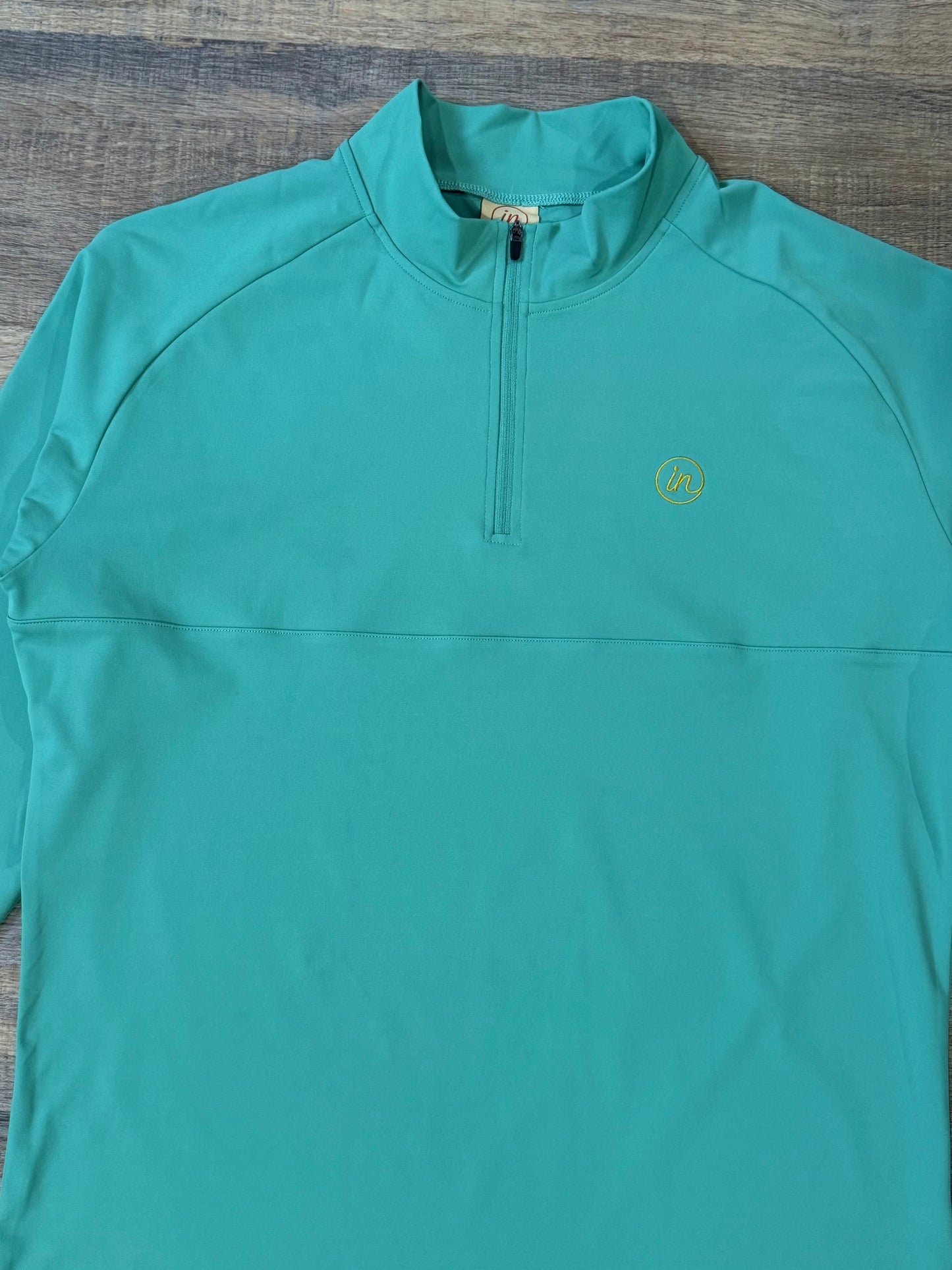 IN Speedster Quarter Zip (Sea Foam)