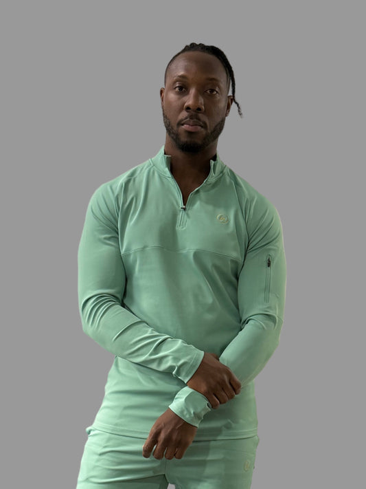 IN Speedster Quarter Zip (Sea Foam)