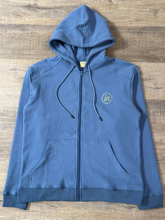 Full Zip Hoodie (Blue)