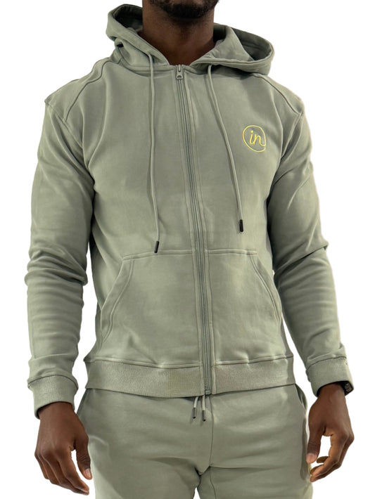 Full Zip Hoodie (Fog)