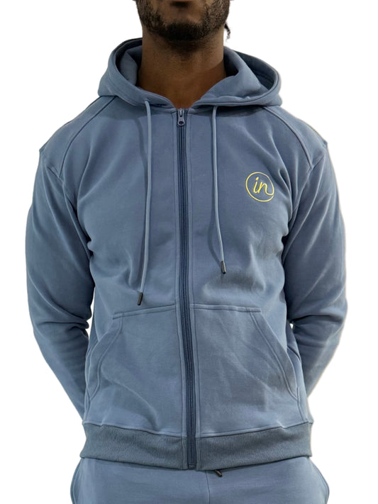 Full Zip Hoodie (Blue)