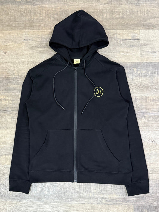 Full Zip Hoodie (Black)